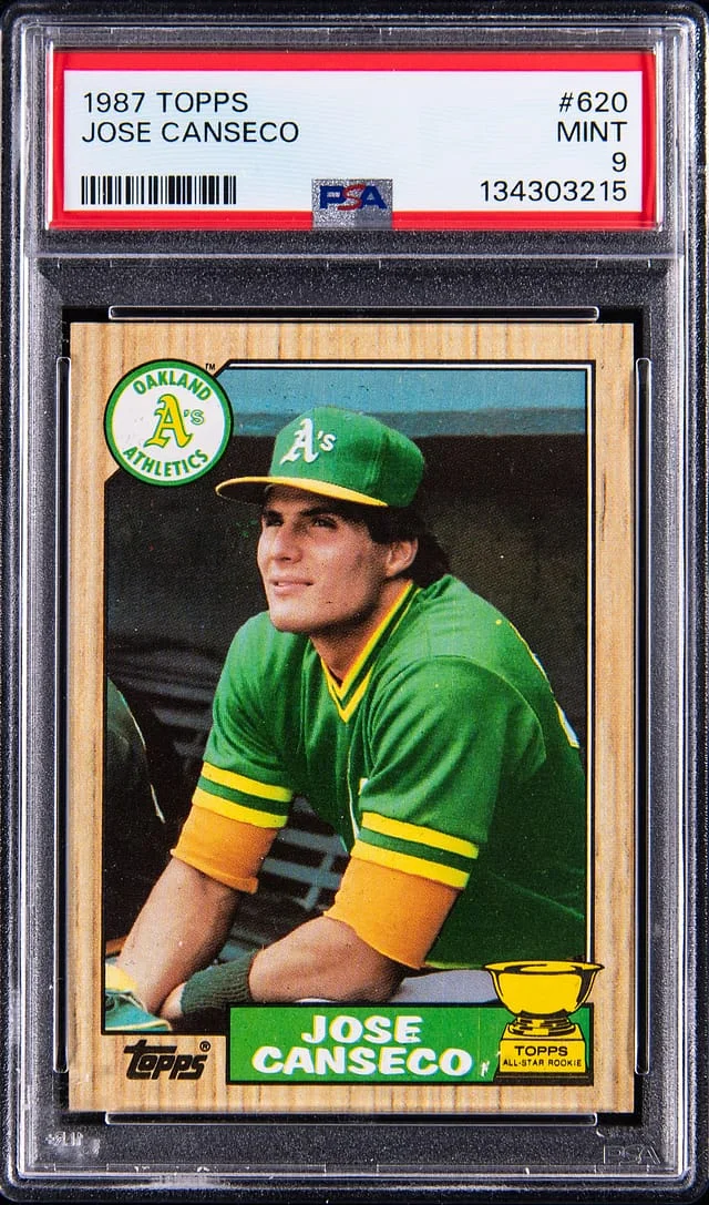 1987 Topps Jose Conseco #620 card image