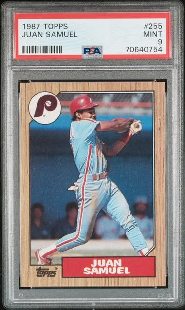 1987 Topps Juan Samuel #255 card image