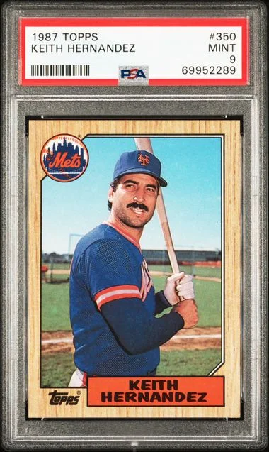 1987 Topps Keith Hernandez #350 card image