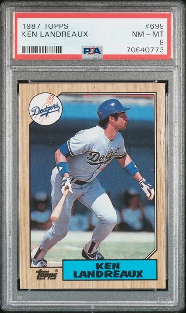 1987 Topps Ken Landreaux #699 card image
