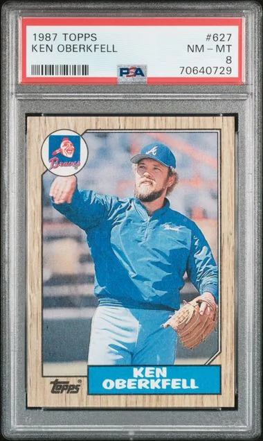 1987 Topps Ken Oberkfell #627 card image