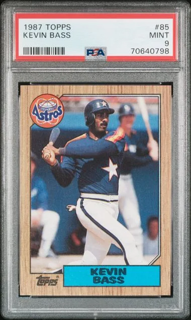 1987 Topps Kevin Bass #85 card image