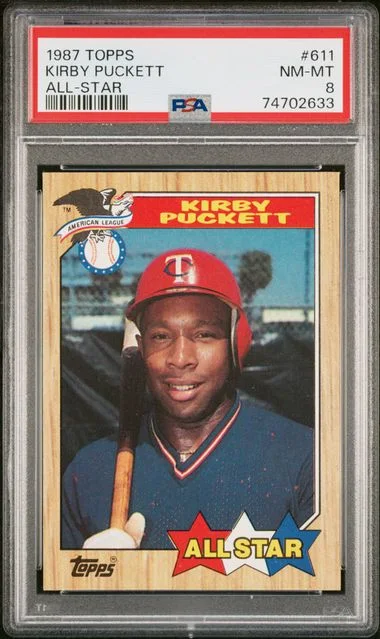1987 Topps Kirby Puckett All-Star #611 card image