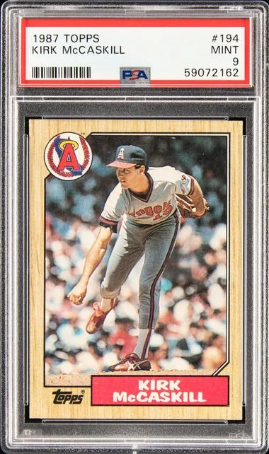 1987 Topps Kirk Mccaskill #194 card image