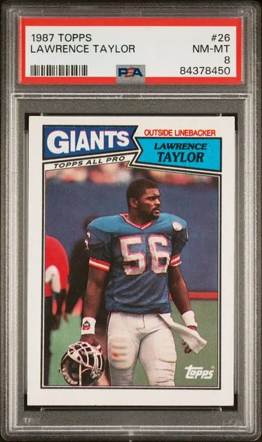 1987 Topps Lawrence Taylor #26 card image