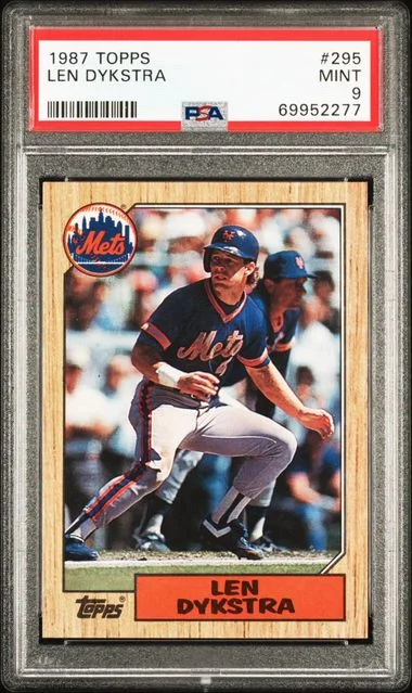 1987 Topps Len Dykstra #295 card image