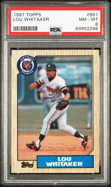 1987 Topps Lou Whitaker #661 card image