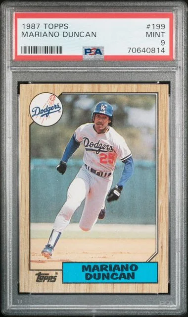 1987 Topps Mariano Duncan #199 card image
