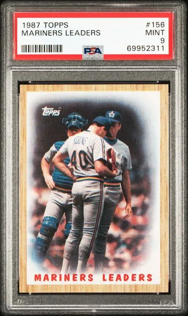 1987 Topps Mariners Leaders #156 card image