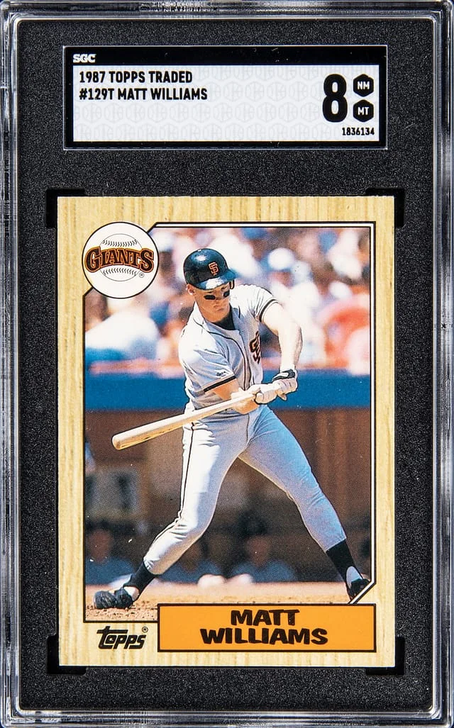 1987 Topps Matt Williams #129T card image