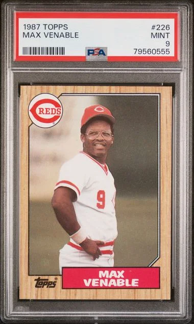 1987 Topps Max Venable #226 card image