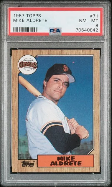 1987 Topps Mike Aldrete #71 card image