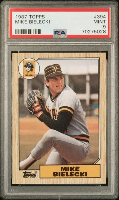 1987 Topps Mike Bielecki #394 card image