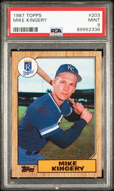 1987 Topps Mike Kingery #203 card image