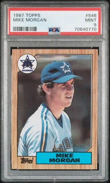 1987 Topps Mike Morgan #546 card image