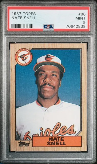 1987 Topps Nate Snell #86 card image