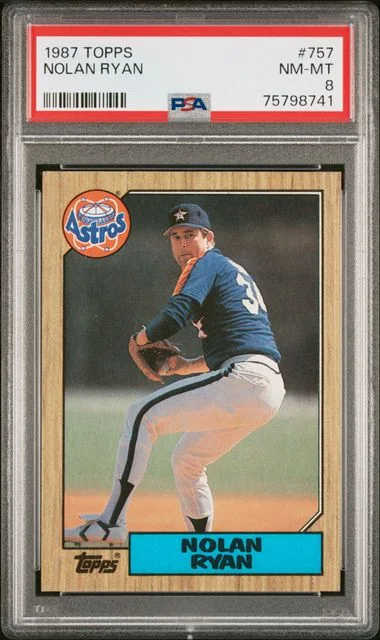 1987 Topps Nolan Ryan #757 card image