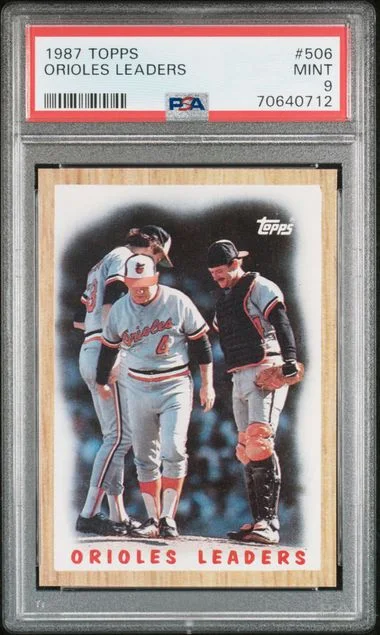 1987 Topps Orioles Leaders #506 card image