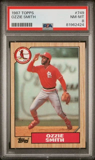1987 Topps Ozzie Smith #749 card image