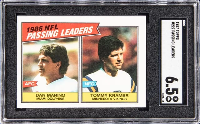 1987 Topps Passing Leaders #227 card image