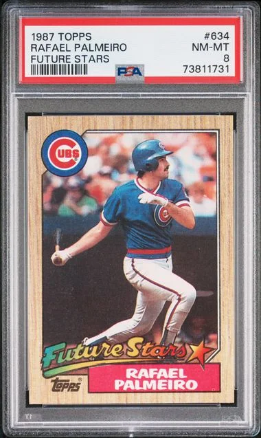 1987 Topps Rafael Palmeiro Future Stars #634 card image