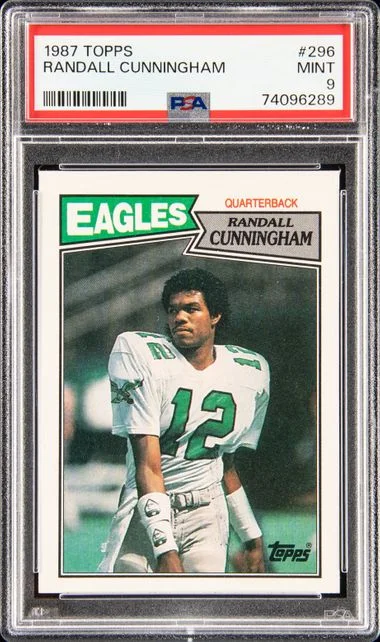 1987 Topps Randall Cunningham #296 card image