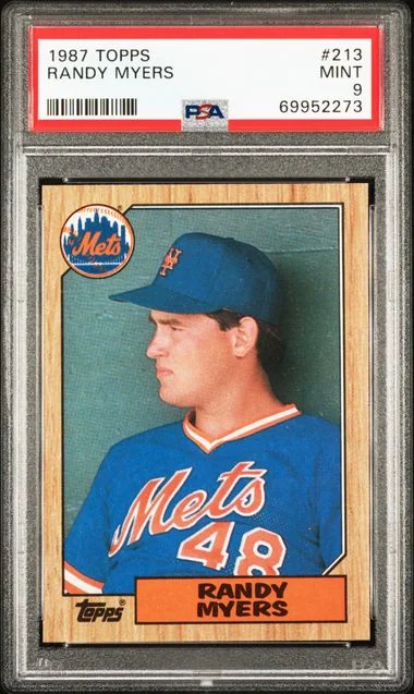 1987 Topps Randy Myers #213 card image