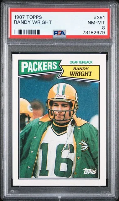 1987 Topps Randy Wright #351 card image