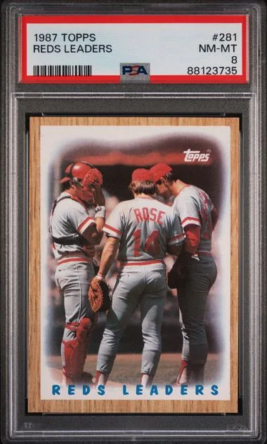 1987 Topps Reds Leaders #281 card image