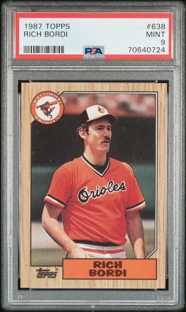 1987 Topps Rich Bordi #638 card image