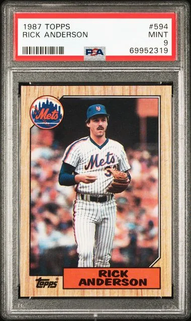 1987 Topps Rick Anderson #594 card image