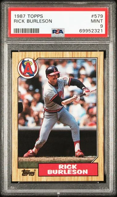 1987 Topps Rick Burleson #579 card image