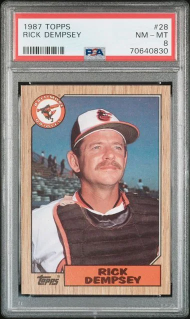 1987 Topps Rick Dempsey #28 card image