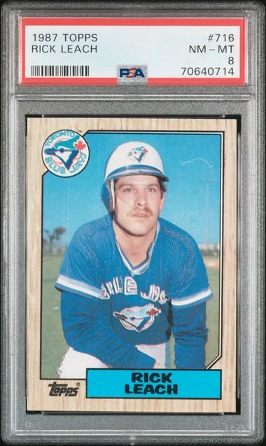 1987 Topps Rick Leach #716 card image