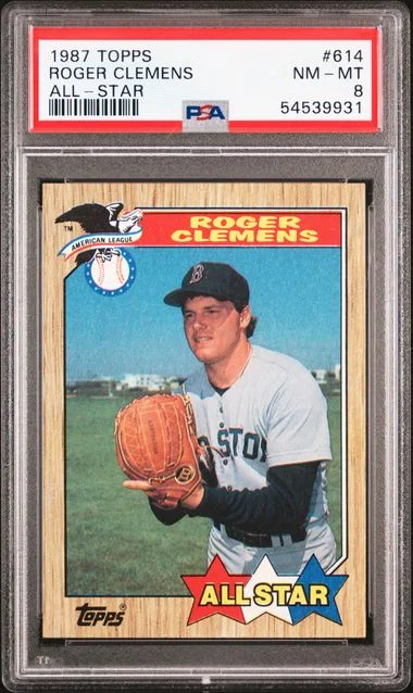1987 Topps Roger Clemens All-Star #614 card image