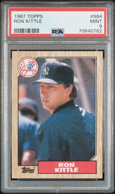 1987 Topps Ron Kittle #584 card image