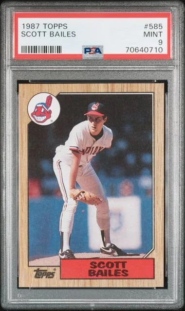 1987 Topps Scott Bailes #585 card image