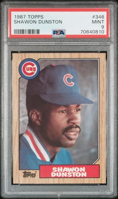1987 Topps Shawon Dunston #346 card image