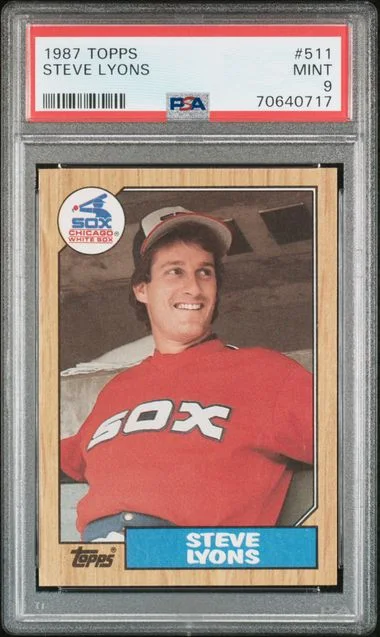 1987 Topps Steve Lyons #511 card image
