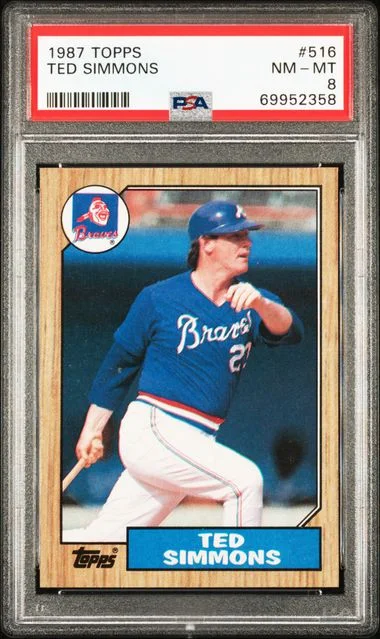 1987 Topps Ted Simmons #516 card image