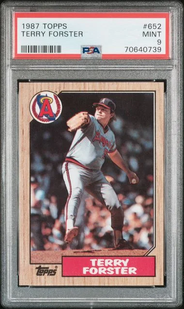 1987 Topps Terry Forster #652 card image