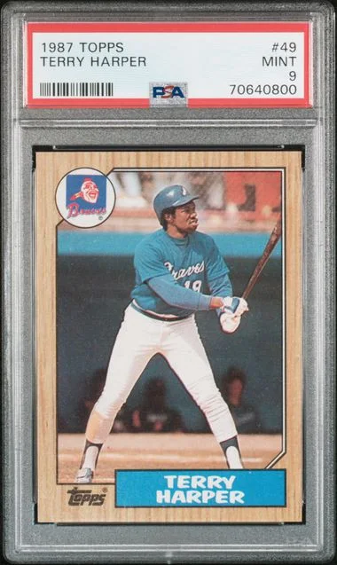 1987 Topps Terry Harper #49 card image