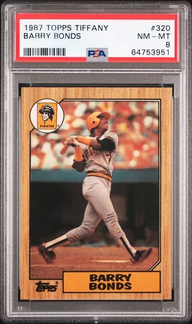1987 Topps Tiffany Barry Bonds #320 card image