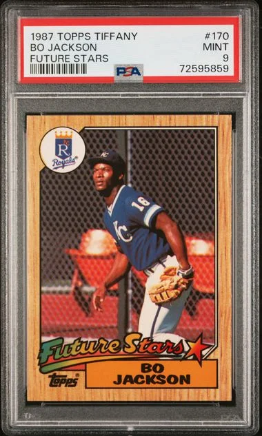 1987 Topps Tiffany Bo Jackson Future Stars #170 card image