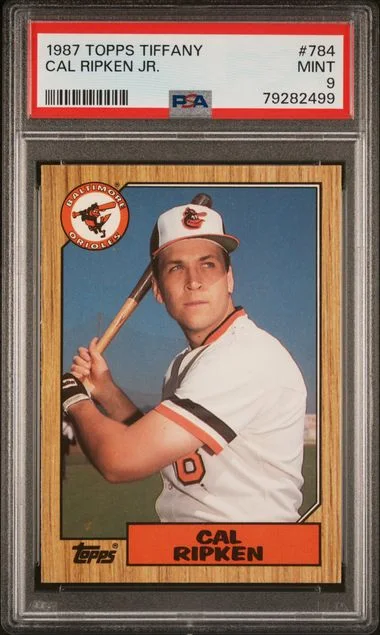 1987 Topps Tiffany Cal Ripken Jr. #784 card image