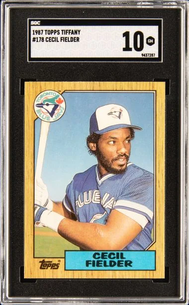 1987 Topps Tiffany Cecil Fielder #178 card image