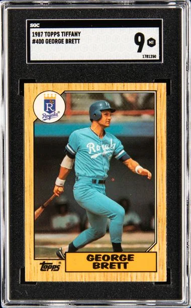 1987 Topps Tiffany George Brett #400 card image