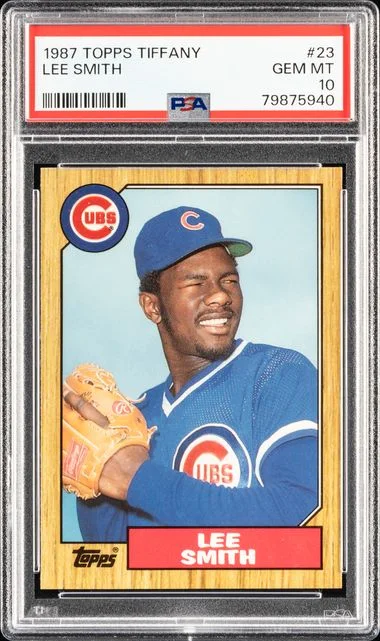 1987 Topps Tiffany Lee Smith #23 card image