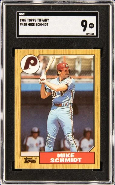 1987 Topps Tiffany Mike Schmidt #430 card image
