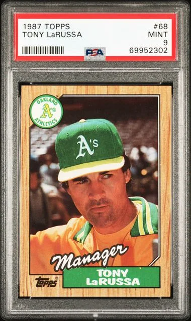 1987 Topps Tony Larussa #68 card image